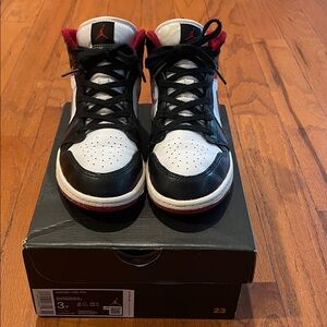 Jordan Kids Sneakers Black Red White